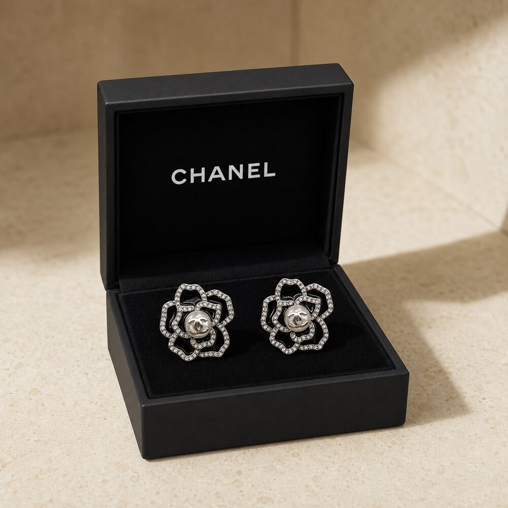 CHANEL Classic Parisian Earrings Style 36 | New with Box - Picture 7 of 9